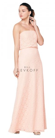 Bill Levkoff 1612 Lace 2 Piece Look Bridesmaid Dress
