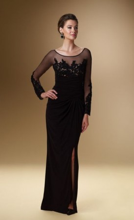 Rina Di Montella 1614 Jersey Formal Dress