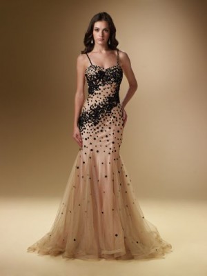 Rina Di Montella 1617 Tulle Mermaid Mother of the Bride Dress