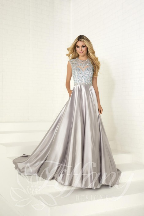 satin gown designs