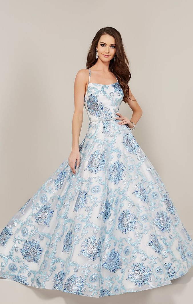 brocade formal dress
