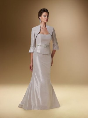 Rina Di Montella 1642-L Long Mother of the Bride Jacket Dress