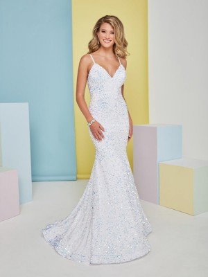 Tiffany Designs 16461 Sequins on Velvet Gown