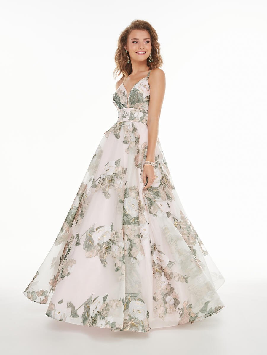 brocade formal dress