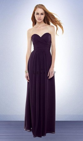 Long Bridesmaid Dresses 2012 Bill Levkoff Strapless Gown 165