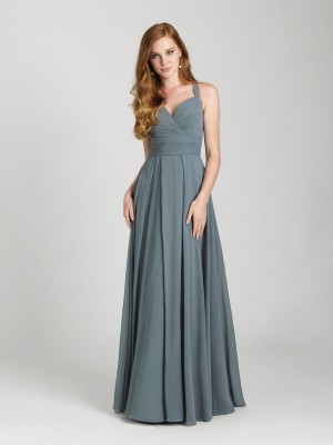 Allure 1657 Crossover Ruched Bridesmaid Dress
