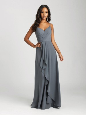 Allure 1659 Faux Wrap Ruffle Bridesmaid Dress