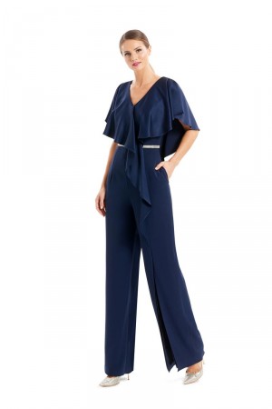 Alexander by Daymor 1669 Dramatic Dressy Jumpsuit
