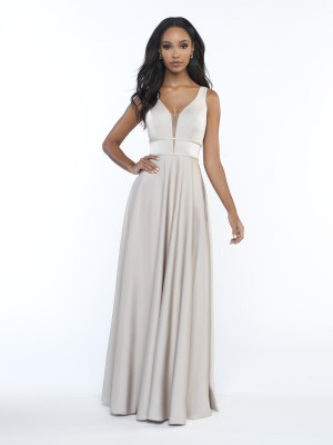 Allure 1683 Stretch Satin A-Line Bridesmaid Dress