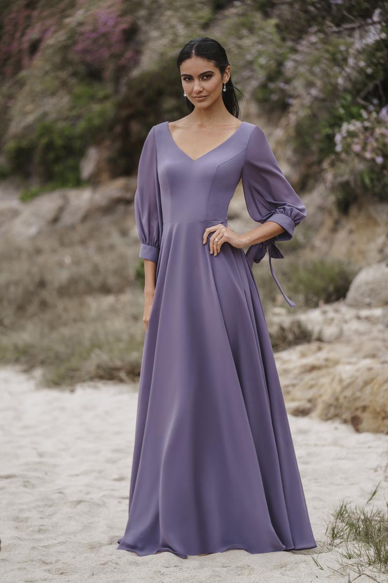 French Novelty Allure 1692 Bow Sleeve Bridesmaid Dress