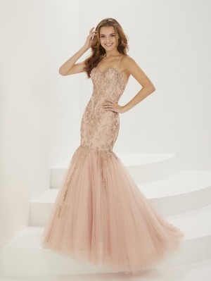 Christina Wu 16923 Glitter Tulle Mermaid Dress