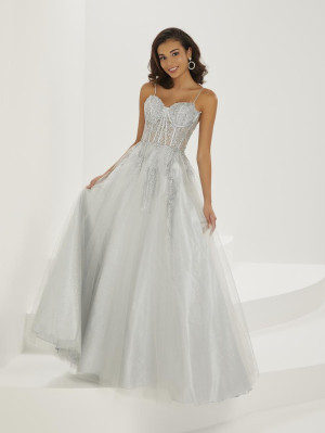 Tiffany Designs 16950 Glitter Lace A-Line Prom Dress