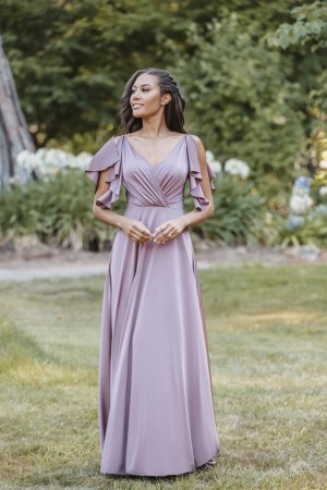 Allure 1700 Romantic Flutter Sleeve Bridesmaid Dress