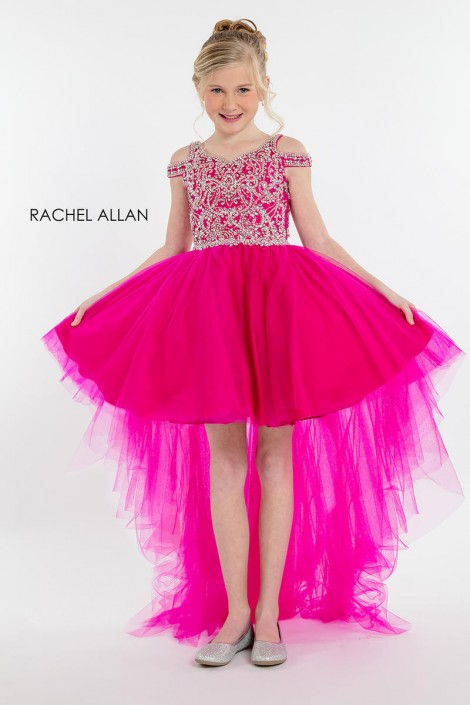 little girl high low pageant dresses