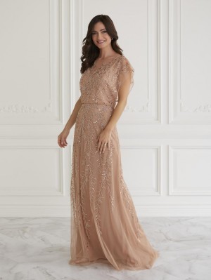 Christina Wu Elegance 17066 Gracefully Draped MOB Gown