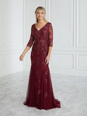 Christina Wu Elegance 17088 Beaded Mother of Bride Gown