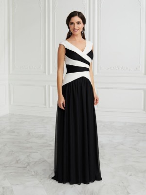 Christina Wu Elegance 17100 Draped Chiffon MOB Gown