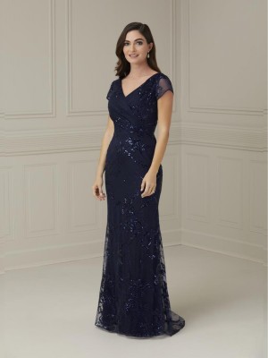 Christina Wu Elegance 17107 Sparkling Lace Mothers Gown