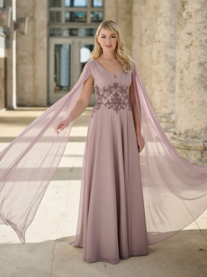 Christina Wu Elegance 17160 Long Sweep Sleeve Gown
