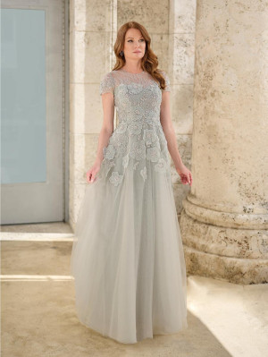 Christina Wu Elegance 17166 Beaded Lace Tulle Gown