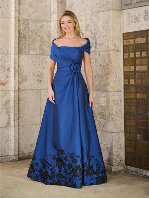 Christina Wu Elegance 17170 Textured Flowers A-Line Gown