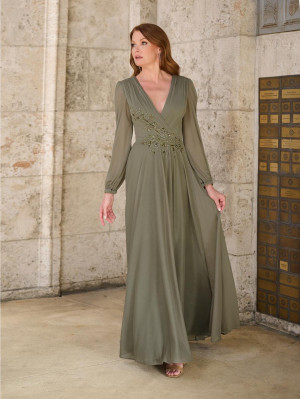 Christina Wu Elegance 17171 Flowing Jersey Gown