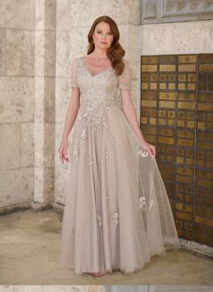Christina Wu Elegance 17172 Beaded Lace Tulle Gown