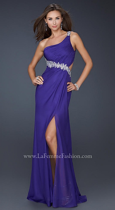 Royal Purple Prom Dresses Long