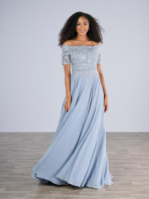 Christina Wu Elegance 17189 Lace Top Mother of Bride Gown