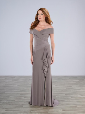 Christina Wu Elegance 17200 Modern Ruffle Slit Gown