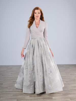Christina Wu Elegance 17205 Long Sleeve A-Line Gown