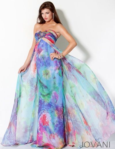 Prom Dresses with Sheer Overlay