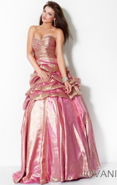 jovani fuchsia ball gown