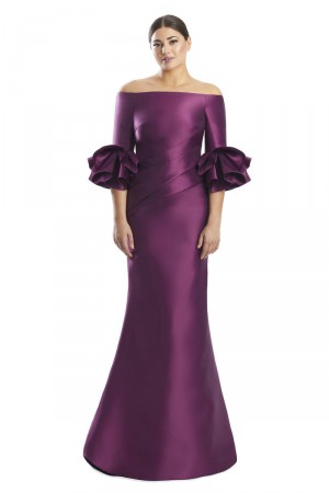 Alexander by Daymor 1758 Ruffle Sleeve Mothers Gown