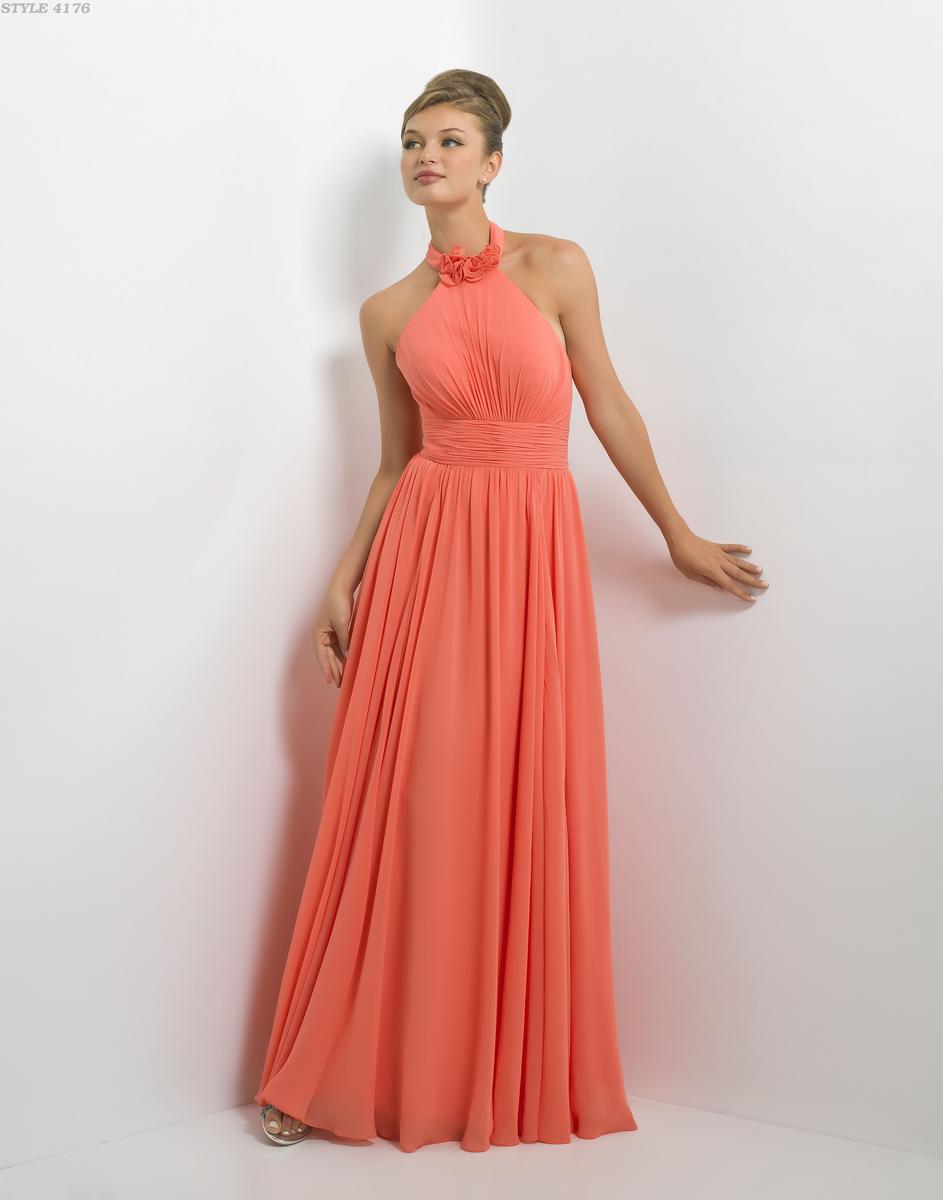 French Novelty Alexia Designs 176L Long Chiffon Bridesmaid Dress