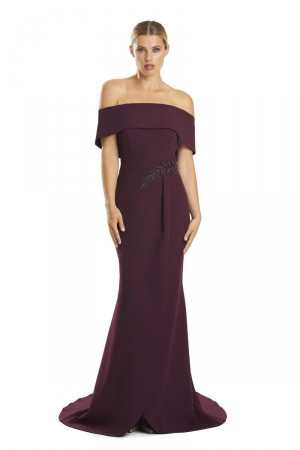 Alexander by Daymor 1853 Folder Off Shoulder Mothers Gown