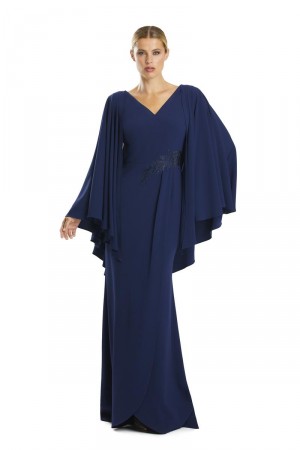 Alexander by Daymor 1854 Split Flutter Sleeve Mothers Gown