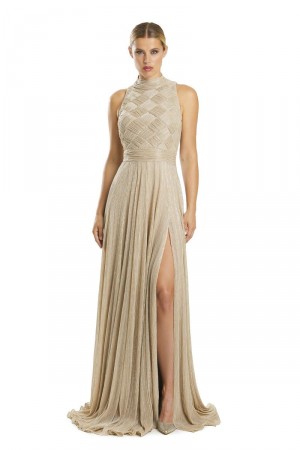Alexander by Daymor 1856 Elegant High Neck Mothers Gown