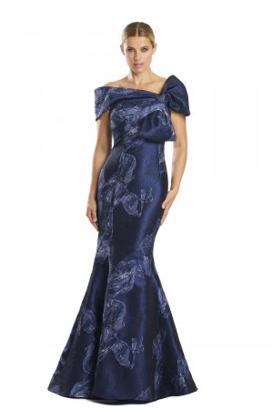 Alexander by Daymor 1864 Bow Shoulder Mermaid Gown