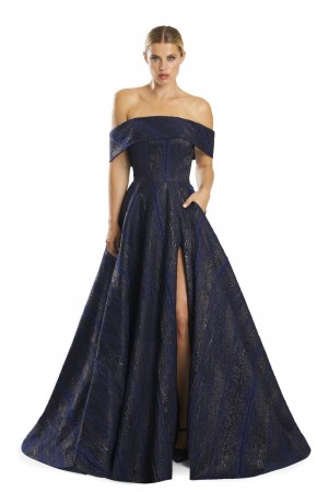 Alexander by Daymor 1872 Off Shoulder A-Line Mothers Gown