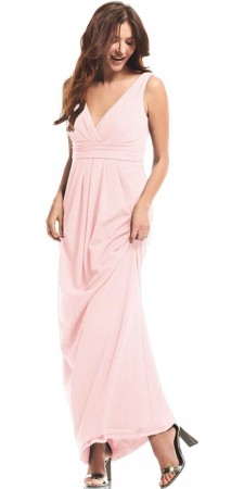 Bill Levkoff ARIYA 1901 Sleeveless V Neck Bridesmaid Dress