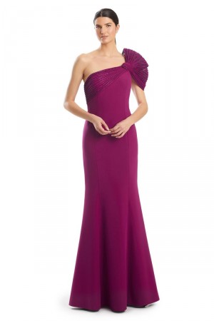Alexander by Daymor 1964 Stunning One Sleeve Gown