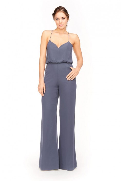 chiffon bridesmaid jumpsuits