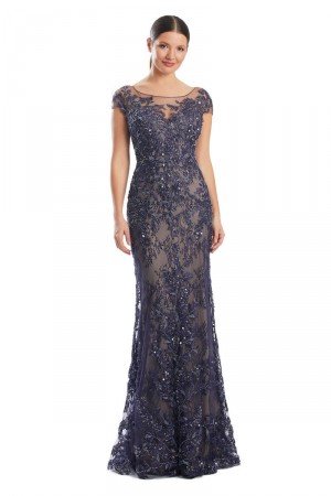 Alexander by Daymor 1973 Lace Illusion Mothers Gown