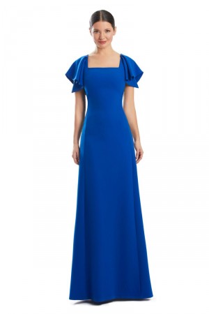 Alexander by Daymor 1997 Flutter Sleeve Mothers Gown