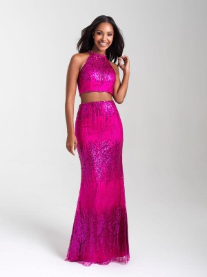 Madison James 20-320 Sequin 2 Piece Prom Dress