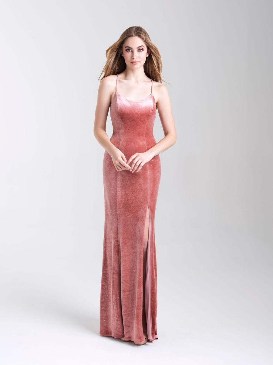 velvet prom dress