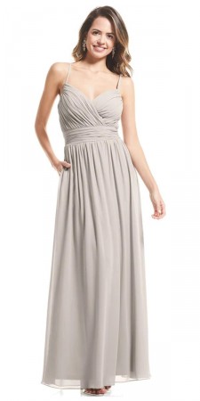 Bill Levkoff MEADOW 20004 Softly Pleated Bridesmaid Dress