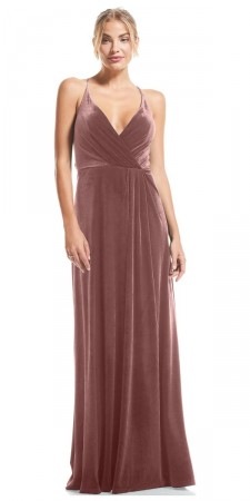 Bill Levkoff CHLOE 20013 Shimmering Velvet Bridesmaid Dress