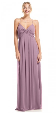 Bill Levkoff ZOEY 20015 Twist Front Empire Bridesmaid Dress